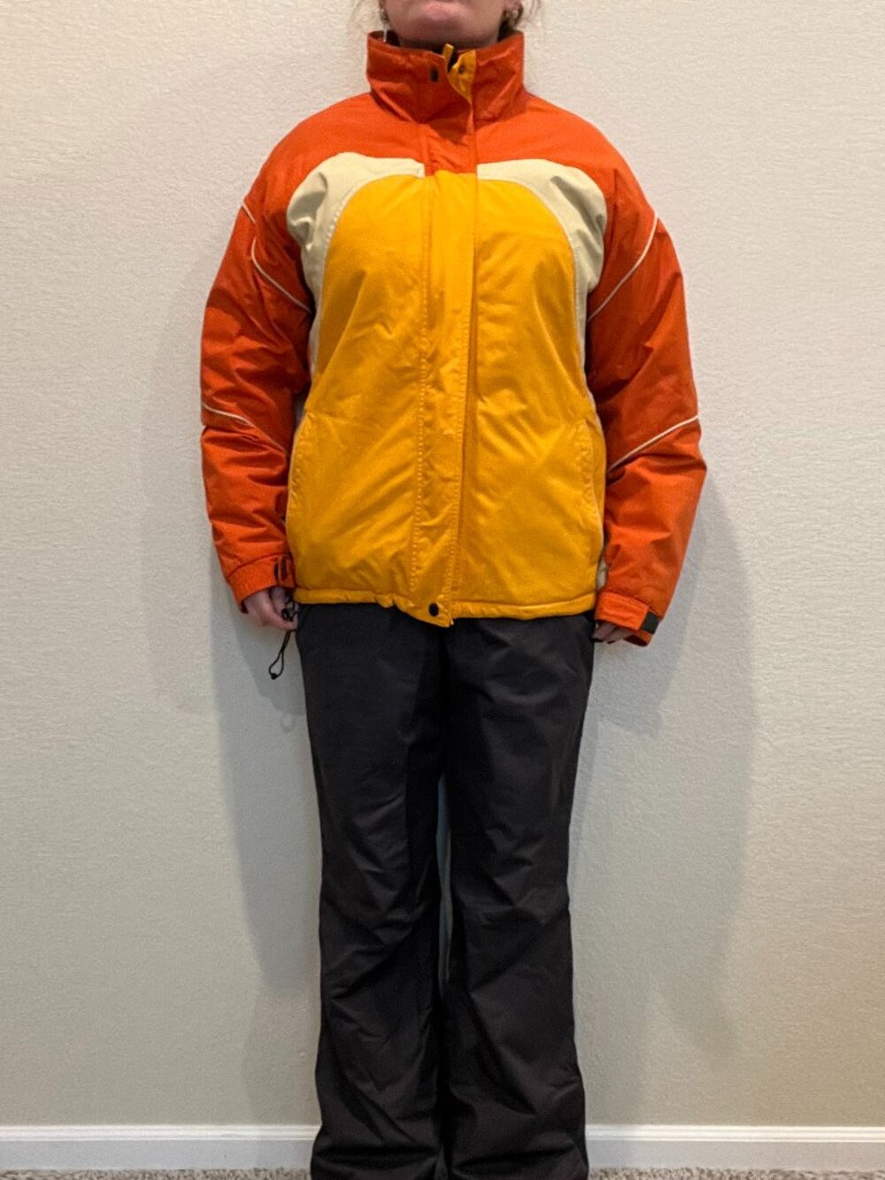 Active Ski/Snowboard Jacket Orange Size M